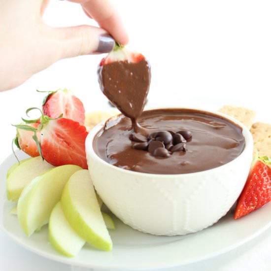 Healthy Brownie Batter Dip