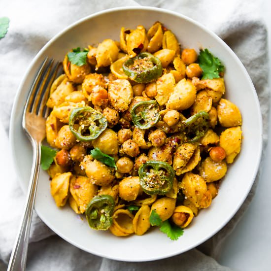 Jalapeño Chickpea Mac & Cheese