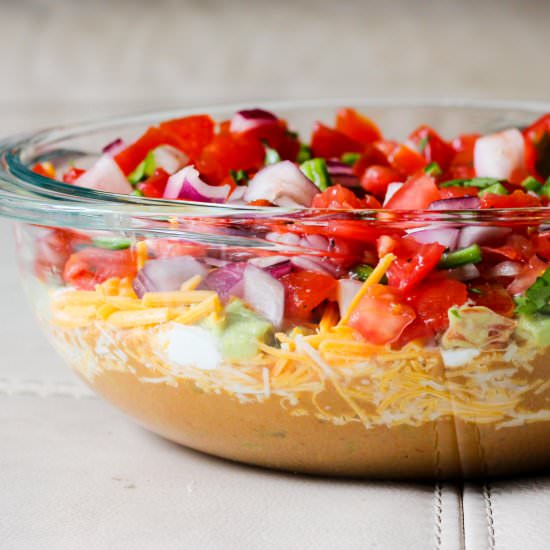 The Best Seven Layer Mexican Dip