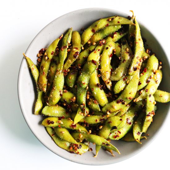 Spice-Roasted Edamame