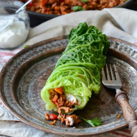 Lamb Stuffed Cabbage Leaves
