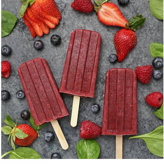 Mixed Berry Popsicles
