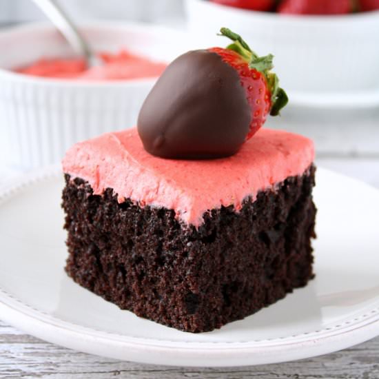 Strawberry Chocolate Cake