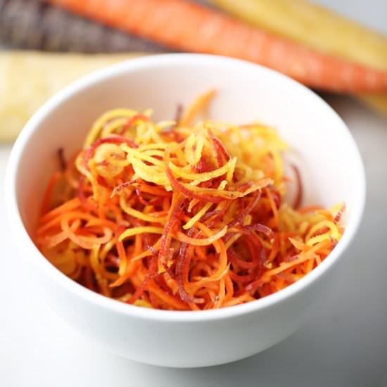Healthy Multi-Colored Carrot Salad
