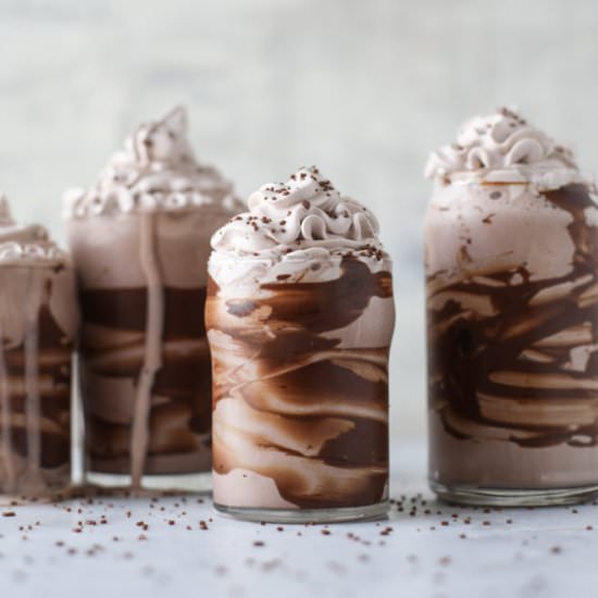 Chocolate Lovers Coconut Milkshakes