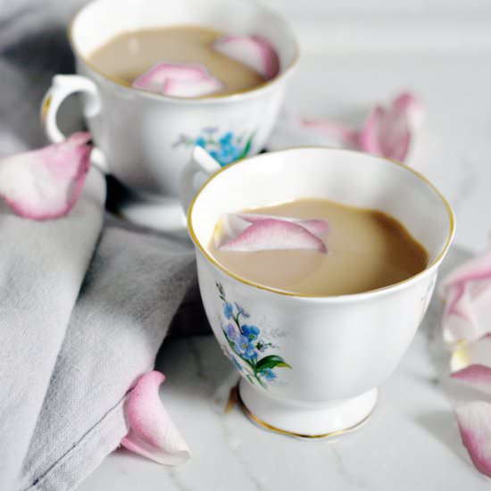 Rose Tea Latte