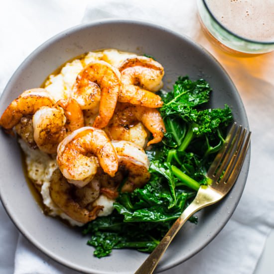 Paleo Shrimp and Grits