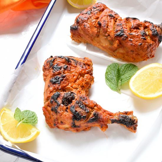 Oven Grilled Tandoori Chicken