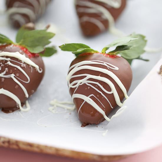 Salted Chocolate Covered Strawberry