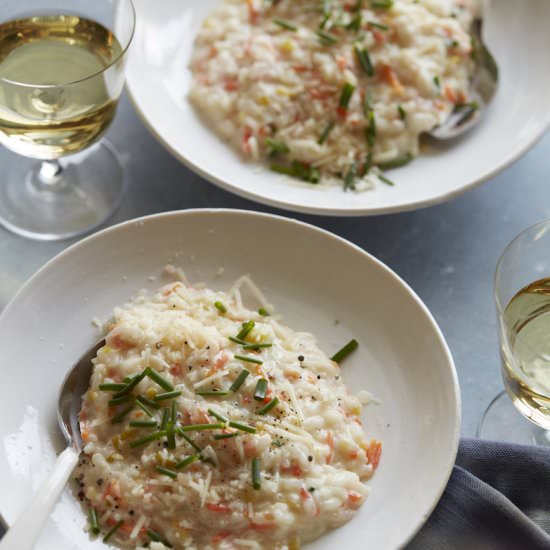 Carrot and Parmesan Risotto