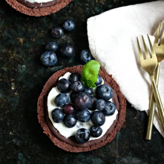 Red Wine Chocolate Berry Torte