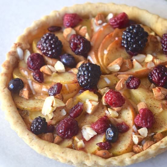 Gluten Free Apple Berry Pie