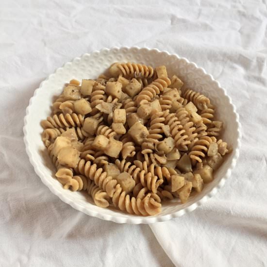 Pasta with Paté and Turnips