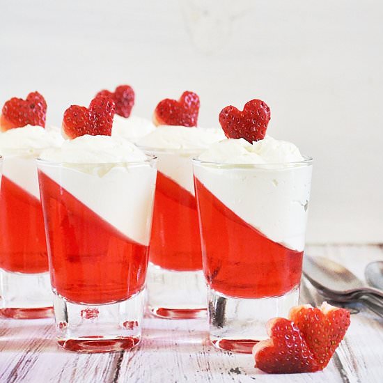 Strawberry Jell-O Shots