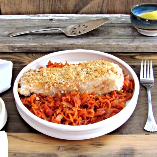 Polish Fish with Greek Sauce