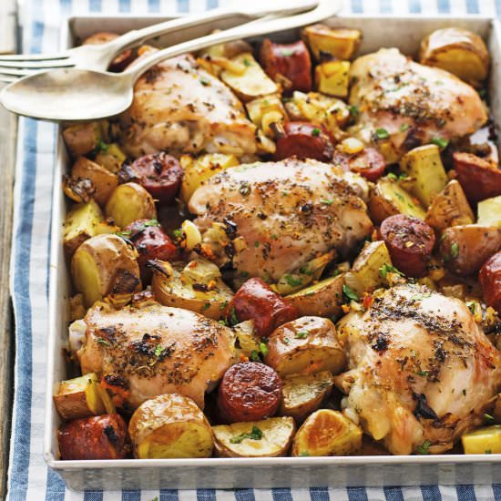 Spanish Chicken with Chorizo