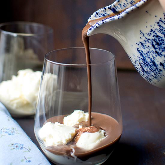 Hot Chocolate Affogato