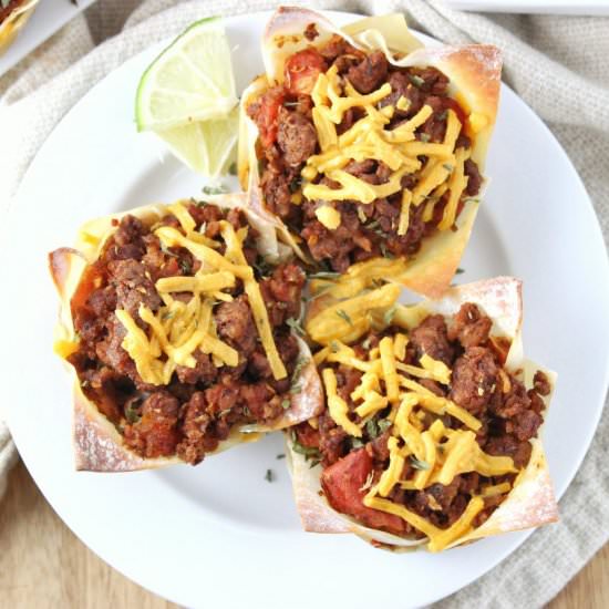 Vegan Taco Cups