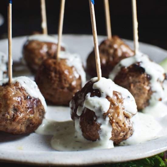 Gyros Meatballs