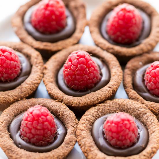 Chocolate Raspberry Tartlets