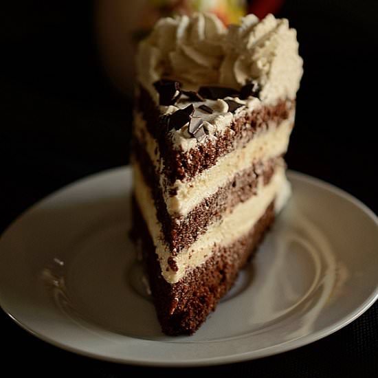 Butter Cream and Mascarpone Cake