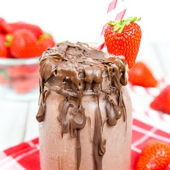 Chocolate Strawberry Smoothie