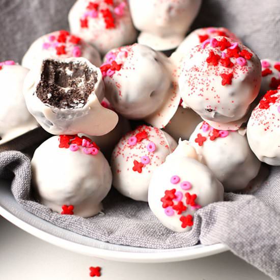 White Chocolate Oreo Truffles