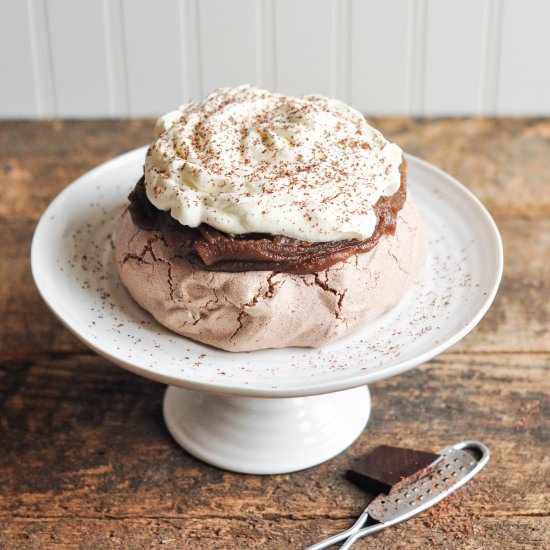 Chestnut Cream Pavlova