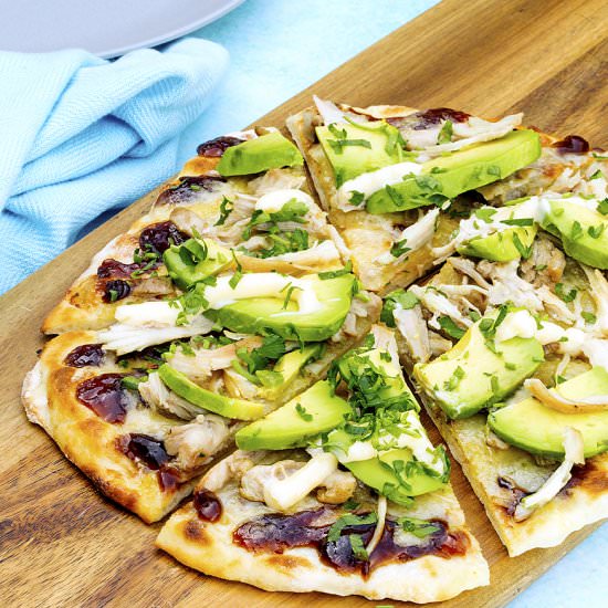 Chicken & Avocado Pizza