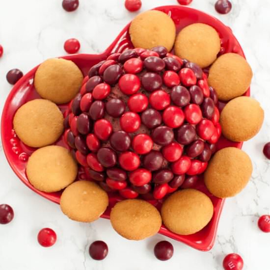 Cherry Chocolate M&M Cheese Ball