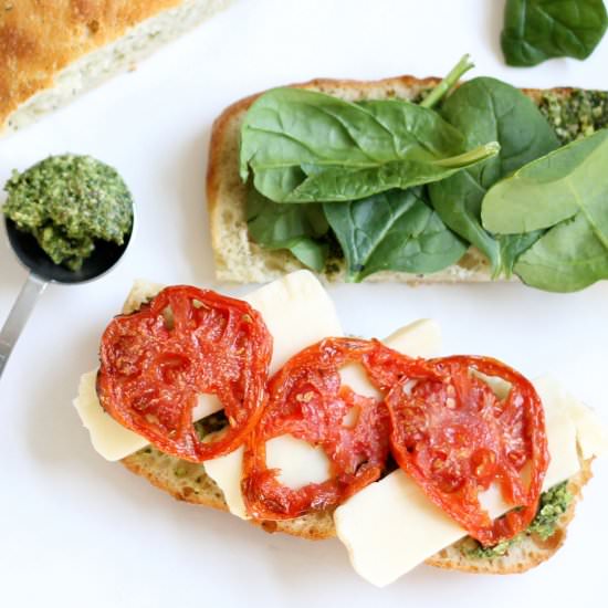 Rosted Tomato Mozzarella Panini