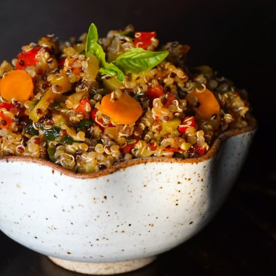 Smoky Lemon Vegetable Quinoa