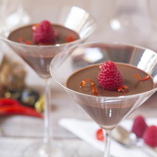 Chocolate Chili Pannacotta