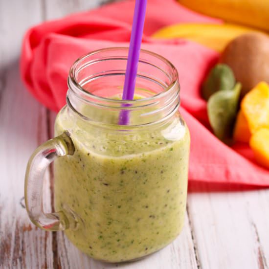 Banana Kiwi Mango Smoothie
