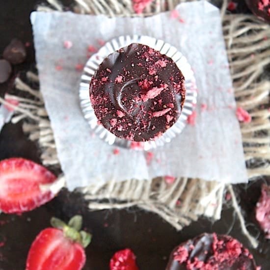 Choc-berry Coconut Butter Cups