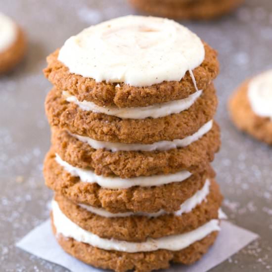Cinnamon Bun Breakfast Cookies