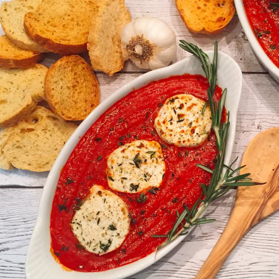 Baked Goat Cheese Marinara