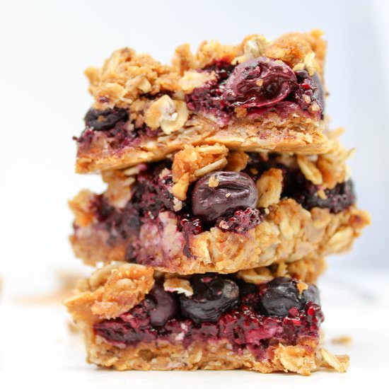 Healthy Peanut Butter & Jelly Bars