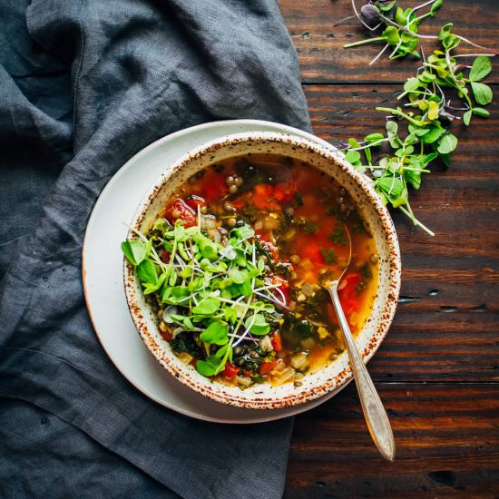Spicy Kale Soup