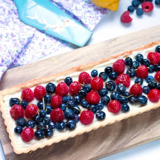 Anniversary Berry Tart with Vanilla