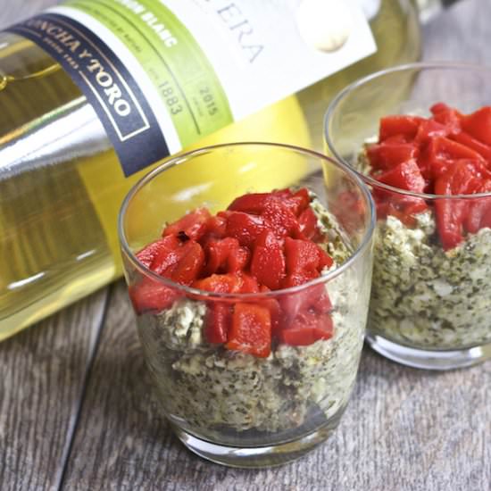 Creamy Vegan Pesto Dip