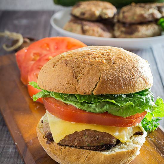Turkey Zucchini Burgers