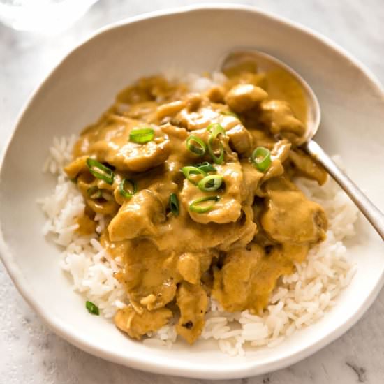 CHINESE SATAY CHICKEN STIR FRY