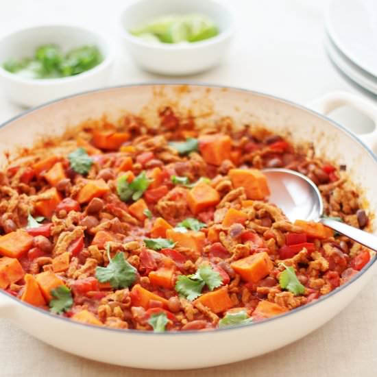 Pork & Sweet Potato Chili con Carne