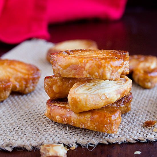 Cinnamon Palmier Cookies