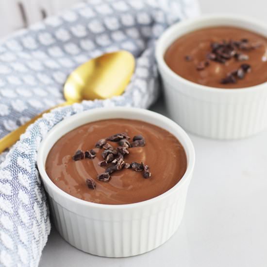 Vegan Chocolate Tofu Pudding