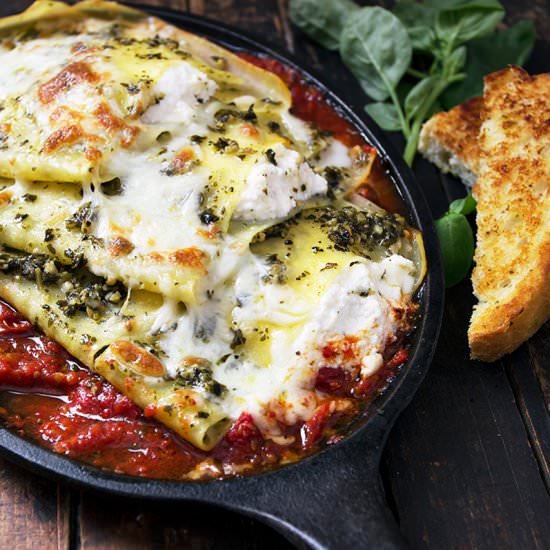 Ricotta Pesto Handkerchief Pasta