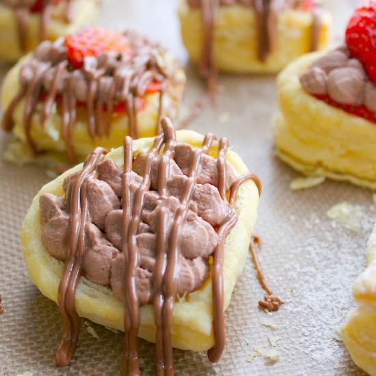 Chocolate Covered Strawberry Tarts