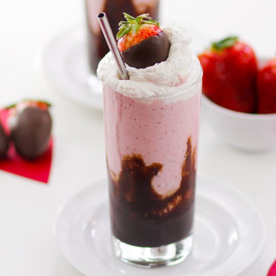 Chocolate Strawberry Milkshake