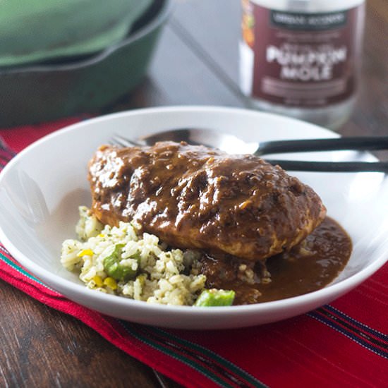 Pumpkin Mole Chicken